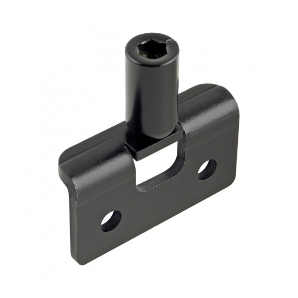 Perno chiusura filo vite 14mm nero