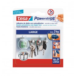 Tesa powerstrips® large 10 strisce biadesive remov