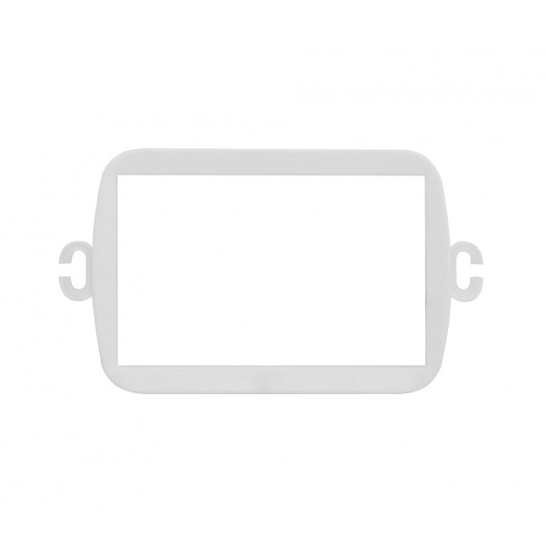 Adattatore multiplac 4 posti 88x44 bianco