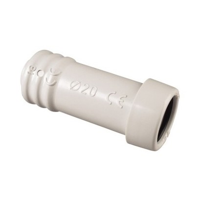 3 raccordi per tubi rigidi ø 20mm / guaine ø 16mm,