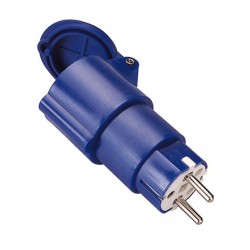 Adattatore semplice 200÷250v~ con spina civile 16a