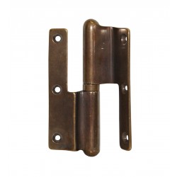 Cerniera pomella zanc. bq 120x65 ott. bronz. sx