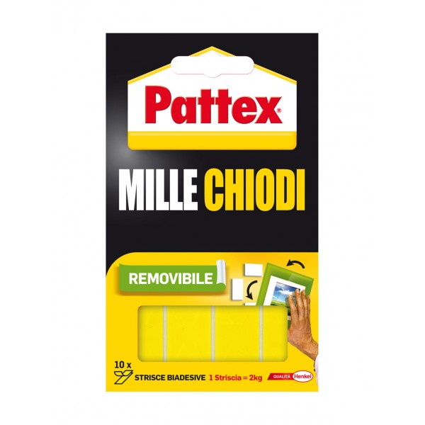 Pattex millechiodi tape removibile 40mmx20mm - bli