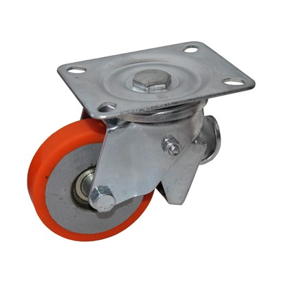 Ruota poli/ghisa aranc.d80  sup.gir.pias.freno