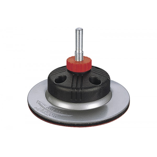 Platorello d. 125 mm c/codolo d. 8 mm base velcro