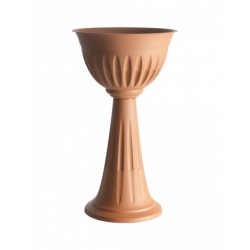 Fioriera colonna alba d43x74,5h colore terracotta