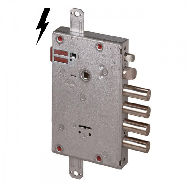 Serratura di sicurezza Cisa 17515.28.0 ad applicare Standardlock elettrica triplice per porte blindate