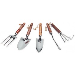 Kit attrezzi per giardino lung. 250 mm (5 pz)
