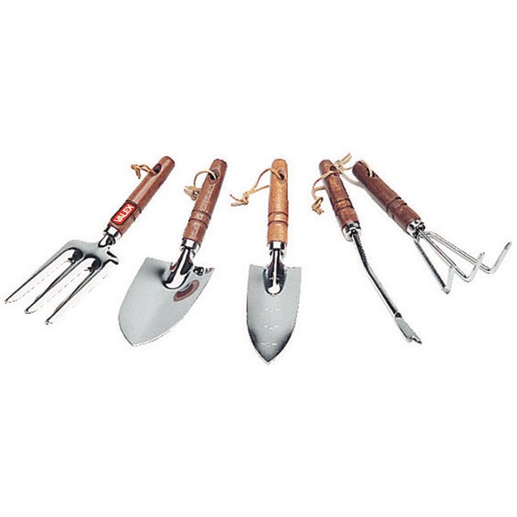 Kit attrezzi per giardino lung. 250 mm (5 pz)