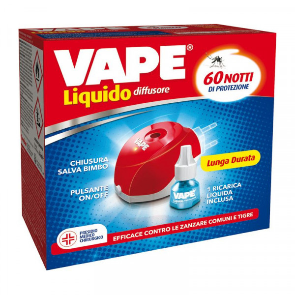 Elettroemanatore liquido con ricarica classica vape