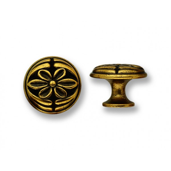 Pomolo tondo d. 30 mm oro di valenza
