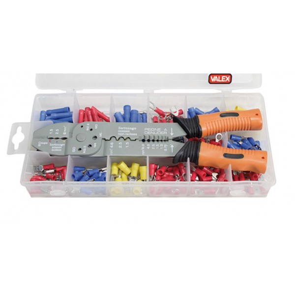 Pinza per capicorda chiusi 225 mm d. 0,75-6 mm