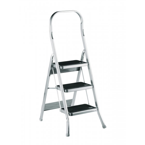 Sgabello balzo 3 gradini alluminio h. 132 cm