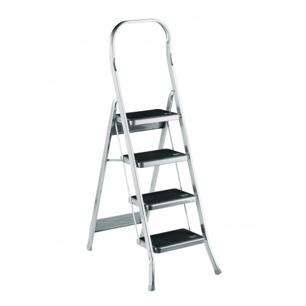 Scala balzo 4 gradini alluminio h. 157 cm