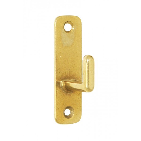 Incontro per tavellino pesante 5mm ottone lucido
