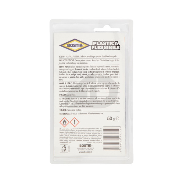 Colla a contatto Bostik Plastica Flessibile 50 grammi D2363