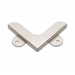 Ganci fermaspecchi ad angolo mm.4 ferr.nichelato