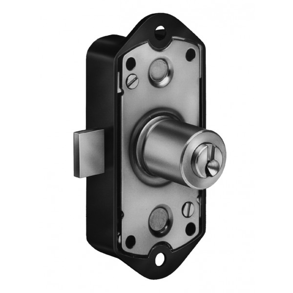 Serr.cilindro a spina d30  marrone - nichelato