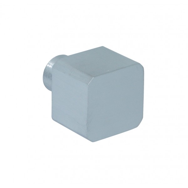 Pomolo per mobile 20x20x25 cromo satinato