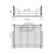 Cassetto estraibile portapentole cromato soft closing 60x50 cm Inoxa 1202Y6050