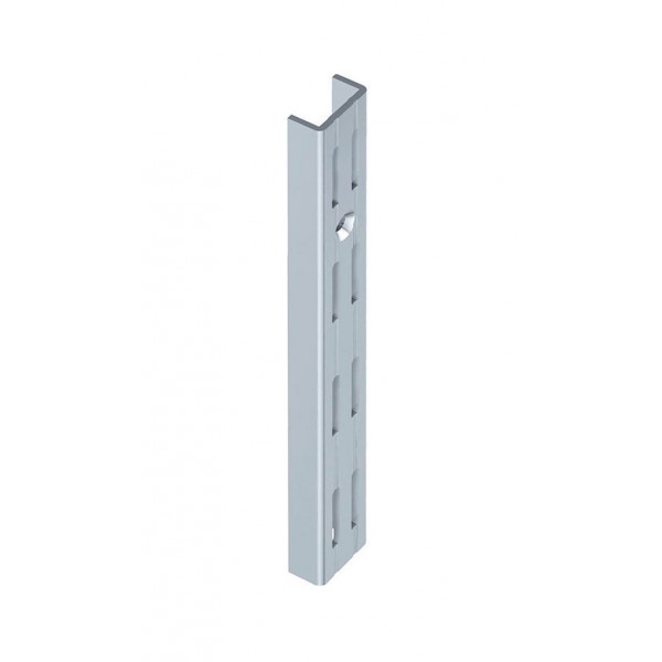 Cremagliera doppia rett. 2500 mm allum. (2 pz)