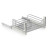 Cassetto estraibile portapentole cromato soft closing 90x50 cm Inoxa 1202Y9050