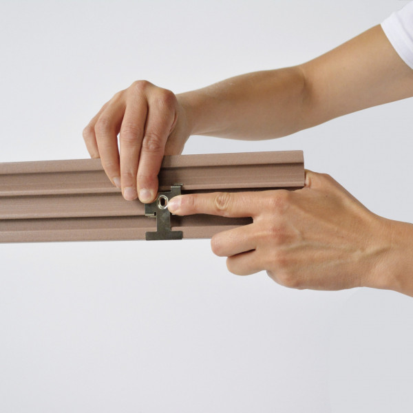 Clip fissaggio battiscopa Euroclick scatola da 50 pezzi