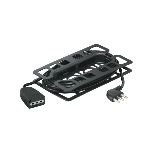 Prolunga 3m spina 2p+t presa 2p+t 10a colore nero