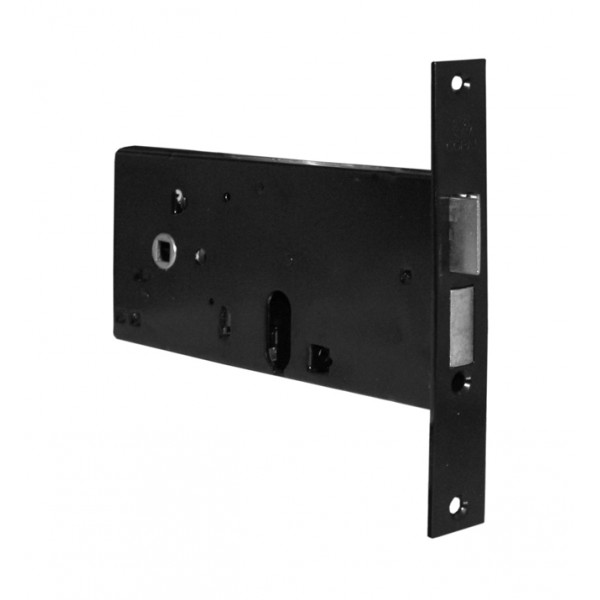 Serratura fasce cilindro ovale nero rev. e.80