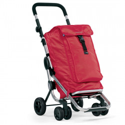 Carrello spesa Foppapedretti Go Up 110x48x40 cm rosso