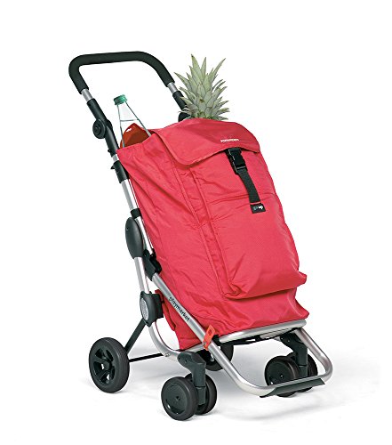 Carrello spesa Foppapedretti Go Up 110x48x40 cm rosso