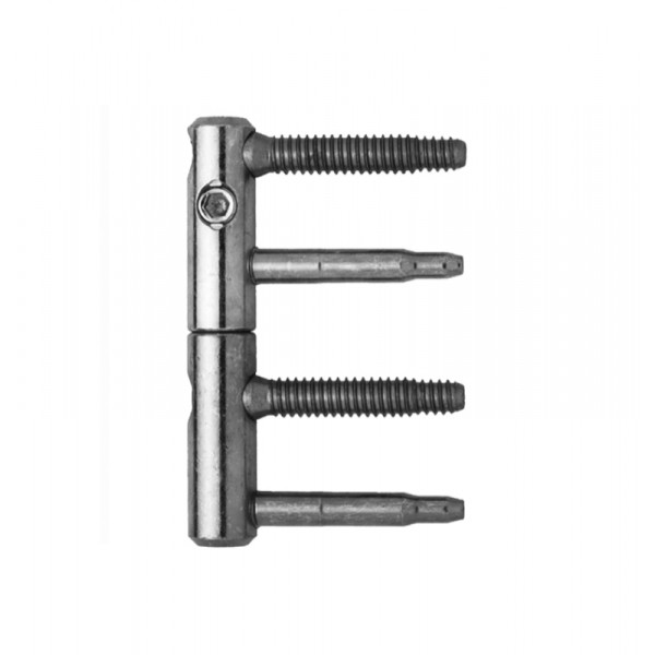 Cerniera anuba 4 gambi 11r-15-000 d.15 acc. zinc.