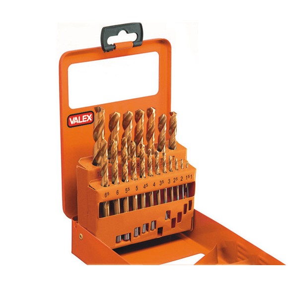 Set punte hss-tin d. 1-10 l 34-132 (19 pz)