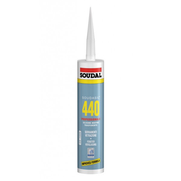 Soudasil 440 silicone neutro trasparente 310 ml