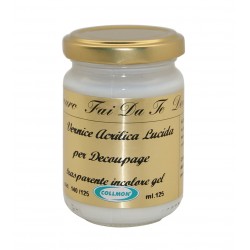 Vernice trasparente acrilica lucida ml.125