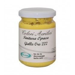 Colore acrilico giallo oro ml.125