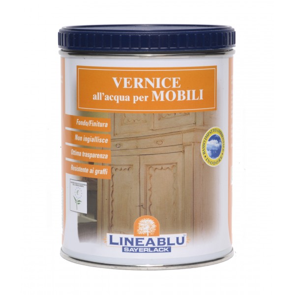 Finitura acqua traspar. 10 gloss interno lt 0,75