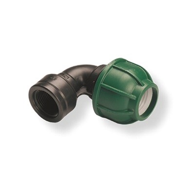 Gomito 90 gradi filetto d. 25 mm 3/4&quot; femmina