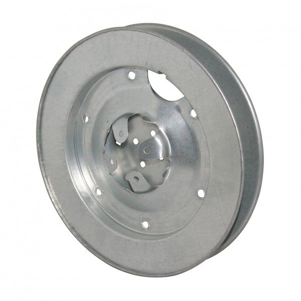 Puleggia (per rullo legno) d. 220 mm ferro zincato
