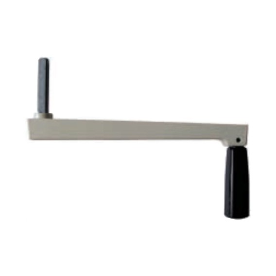 Manovella 160mm alluminio avorio