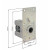 Argano a fune interno BGM 50 kg ferro zincato Bolis Carlo