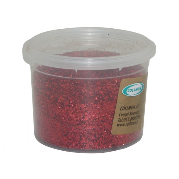 Glitter rosso ml.100 ( brillantini )