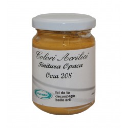 Colore acrilico ocra ml.125