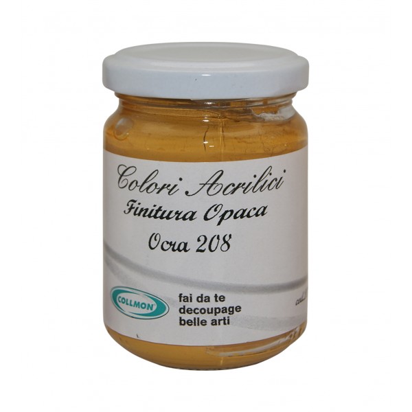 Colore acrilico ocra ml.125
