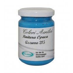 Colore acrilico azzurro ml.125