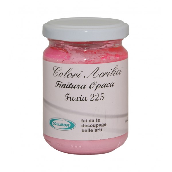 Colore acrilico fuxia ml.125