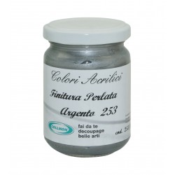 Colore acrilico argento ml.125