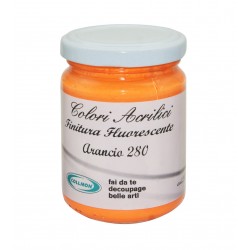 Colore acrilico ml.125 fluorescente arancio