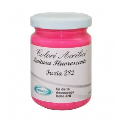 Colore acrilico ml.125 fluorescente fuxia