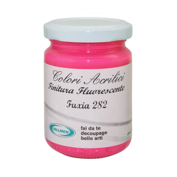 Colore acrilico ml.125 fluorescente fuxia